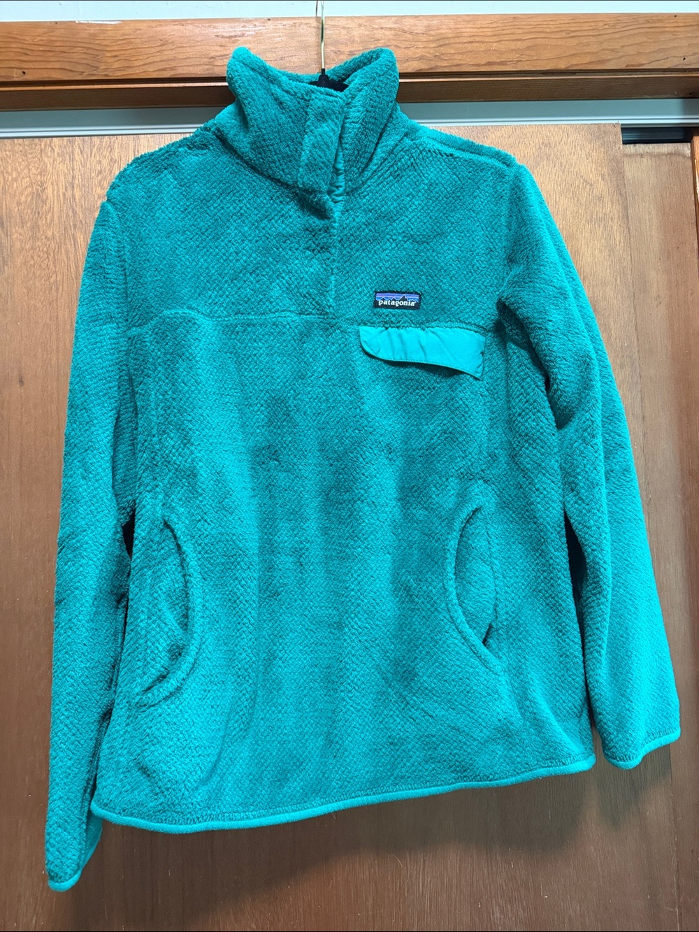 Patagonia Teal Sherpa Pullover